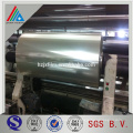 Chemical treated Plastic metallic PVC film lamination